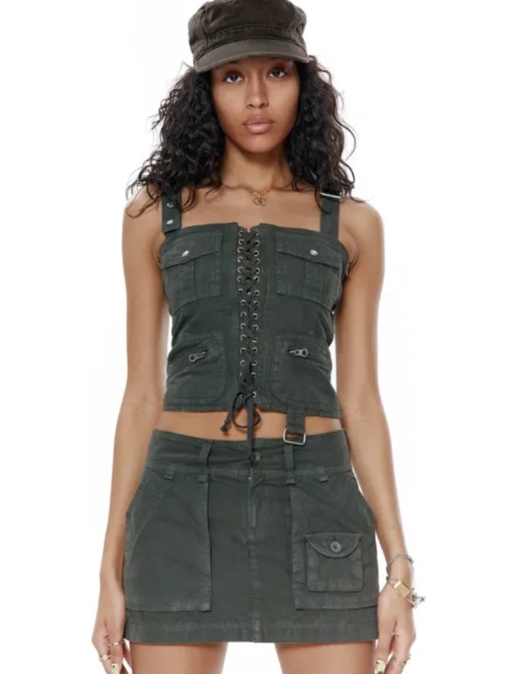 JADED LONDON Cargo Corset Top